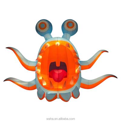 China High End Chemical Cloth Inflatable Monster Fun Advertising Square Inflatable Art Inflatable Product à venda