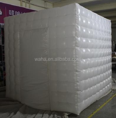 中国 White Inflatable Party Indoor Decoration Event Photo Booth 販売のため