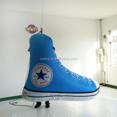 China Decoration hot sale giant inflatable shoe, inflatable sneaker, inflatable running shoes for advertising for sale