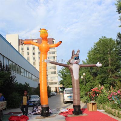 Китай Oxford Cloth 6-10m Factory Direct Sale Giraffe Rabbit Shape Inflatable Air Sky Dancer For Sale продается