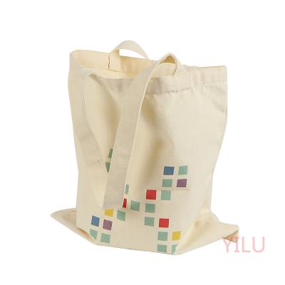 China Hot Selling Handled Customized Cotton Canvas Gift Bag Mini Large Cotton Canvas for sale