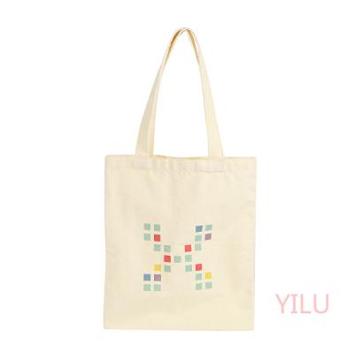 China Custom Logo Handled Recycle Cotton Natural Canvas Reusable Bag Makers for sale