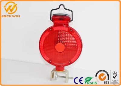 China Traffic Barricade Lamp Solar LED Strobe Warning Lights Red Yellow Road Safety for sale