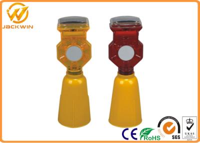 China Solar Powered Traffic Warning Lights , Construction Site Portable Traffic Light for sale