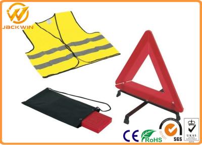 Chine Triangle d'avertissement réfléchissante, triangle d'avertissement de panne de premiers secours de sûreté automobile  à vendre