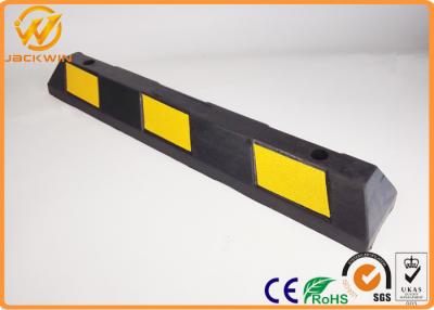 China Heavy Duty Truck / Car Rubber Wheel Stopper  / Parking Wheel Stop 900*150*100mm for sale