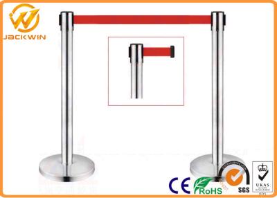 중국 공항 스테인리스 큐 군중 통제 장벽 철회 가능한 큐 밧줄 장벽 선 판매용