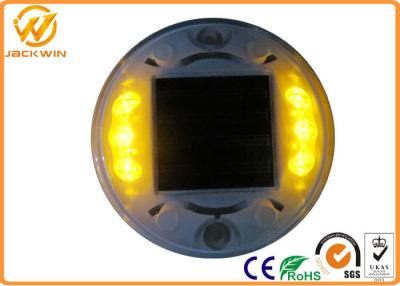 China Anti impermeable de los reflectores de Catseye del perno prisionero solar de aluminio redondo del camino - temperatura alta en venta