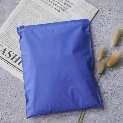 China Recyclable Custom Bag Plastic Plastic Bag Logo  Frosted Zip Seal Ziplock Plastic Bags For Clothing for sale