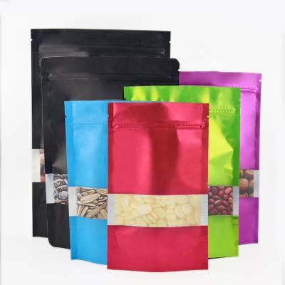 China Recyclable Custom Print Plastic Food Packaging Zip Lock Stand Up Pouch Bags Waterproof Mylar Bags For Food Packaging for sale