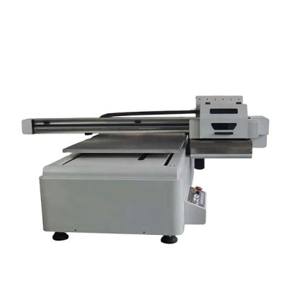 China Advertising Company Promotion Printer UV Flatbed Price 6090 UV Printer With Glass Table for sale