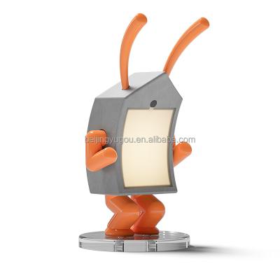 China Wholesale Custom New-designed Fun Style Design Rabbit Home Bar Hotel Multicolor Cute Decor Cute Concrete Acrylic Table Lamp for sale