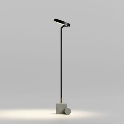 China Modern Adjustable Concrete Nordic Study Bedroom Floor Lamp Atmosphere Floor Lamp Metal Corner Decorative Lamps for sale