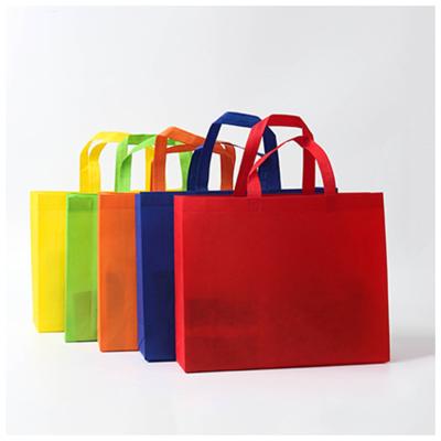 China Custom Reusable Heavy Duty Lamination Tote Shopping Bag Eco Friendly Durable Nonwoven Woven Bags Eco-Friendly For Shopping Grocery With Logo for sale