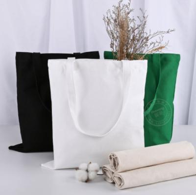 China Low MOQ factory wholesale custom tote bag plain white cotton canvas shopping bag tote bag large with custom printed logo for sale