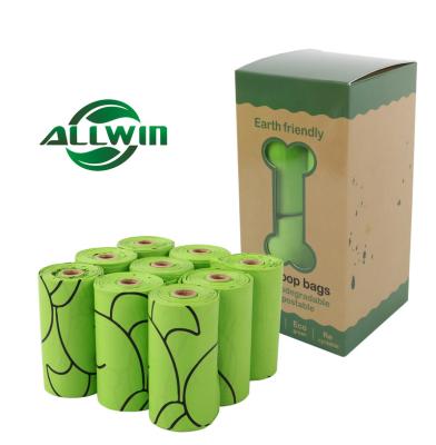 China Sustainable Eco Friendly Bags Dog Poop Bags Biodegradable Dog Waste Bags for sale