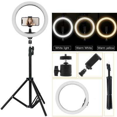 China Pretty new 14inch photography dimmable selfie live ring light with tripod stand for youtube live 360*60mm for sale