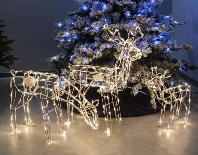 China Christmas Kanlong Christmas Light Product Ideas Decorative Lighting Moving Head LED Rotating Light Up Reindeer for sale