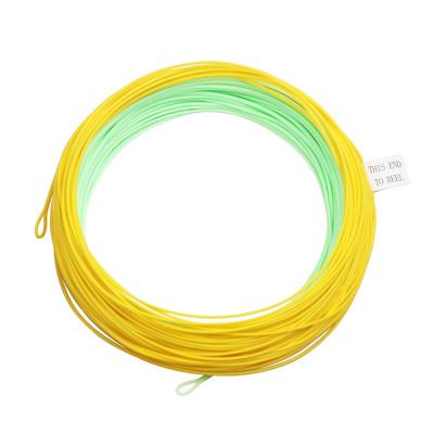 China Real Big Floating Short Head Fly Fishing Line WF4F-8F with 2 Welded Loops for sale