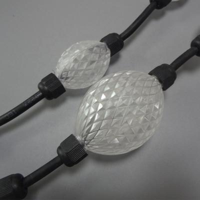 China Waterproof AlGaInP 3D Pixel Led Ball 50mm Smart RGB UCS1903 DC24V Full Color 6pcs SMD3535 Led Lights IP68 for sale