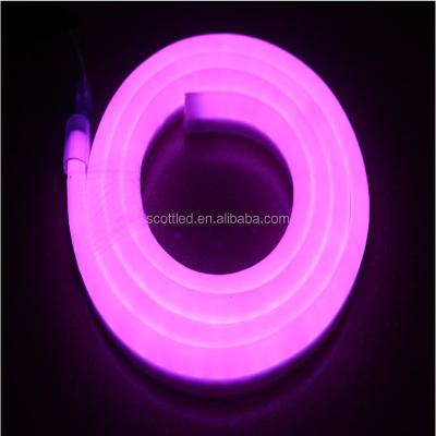 China Theme Park DC5V SK6812 IC 60LEDs Programmable Dream RGB Color Pixel Led Tube Neon Flexible Light for sale