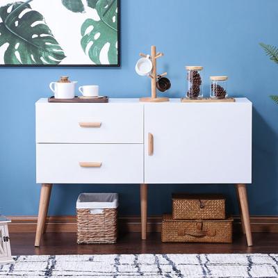 China White PANEL Panel MDF Dining Locker Living Room TV Cabinet Modern With Drawers for sale