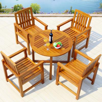 China Patio\Garden\Outdoor dinning Anti-corrosive Carbonized Solid Wood Chair\Hotel\Beach Garden Seat Chair for sale