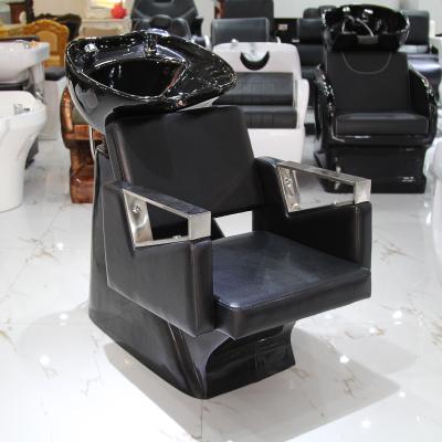 China Wholesale Fashionable Modern Beauty Hair Salon Furniture Massage Sink Bowl Shampoo Chair For Sale for sale