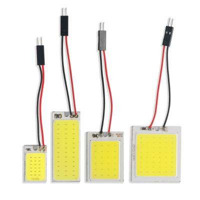 China Universal Car Clearance Lights NUYAO Festoon T10 Clearance Lights For Trucks BA9S C5W W5W COB 18/24/36/48SMD LED COB Chip Panel Trunking Lighting for sale