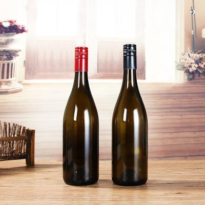 China Factory Price 375ml 700ml 750ml Beverage Wine Bottle Brandy Liquor Glass Bottle Champagne Glass Bottle With Screw Cap Cork for sale