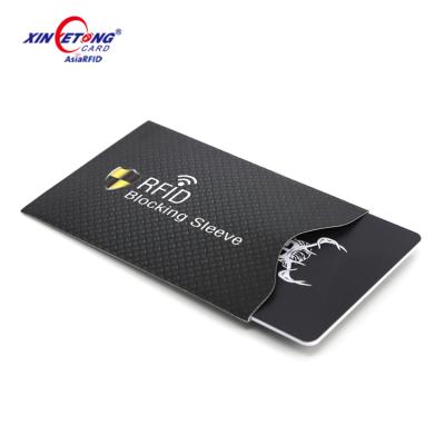 China waterproof rfid/waterproof blocking card/blocking sleeves for blocking credit card for sale