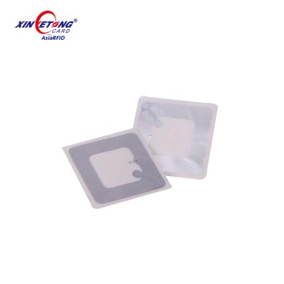 China Waterproof / Waterproof Type 3 Felica 13.56MHZ RFID Tag Round / Rectangle RFID Label NFC Sticker for sale