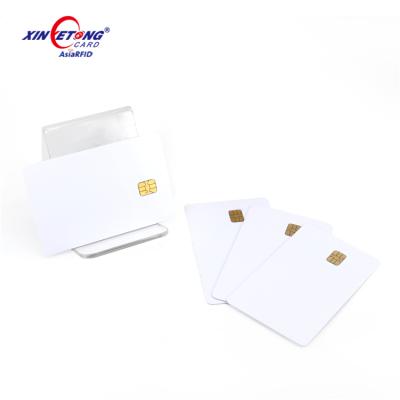 China PVC PVC Customized Blank IC Card Contact Smart IC Card SLE4442 SLE5542 SLE5528 For Access Control System for sale