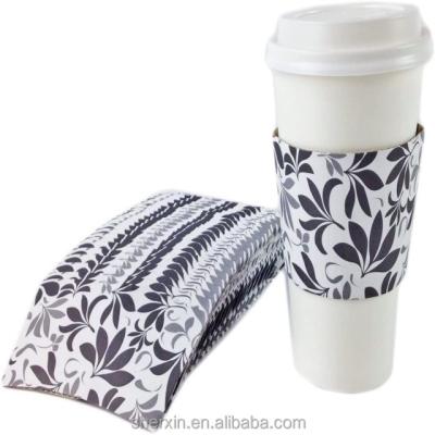 China Handmade Hot Cup Customized Disposable Environmental Protection Cavity Paper Cup Coffee Cup Sleeve for sale