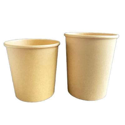 China Direct Sale Soup Paper Cup Factory Logo Disposable Soup Wrapping Paper Cup for sale