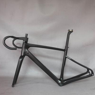 China Road Bikes 2021 All Internal Frame Full Frame Bike 700*40c Carbon Bicycle Frame Gravel Bike 700*40c Cyclocross GR042 for sale