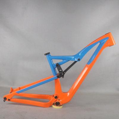 China Mountain Bikes 2021Full Suspension Carbon 29er And 27.5er All Mountain Frame FM10 Custom Paint BB92 Bottom Bracket for sale