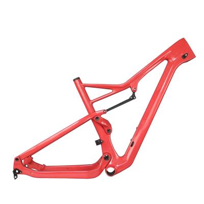 China Mountain Bikes Full Suspension 29er Frame Boost Custom Paint 27.5er Plus 142X12mm Carbon Fiber T800 MTB Frame FM036 for sale