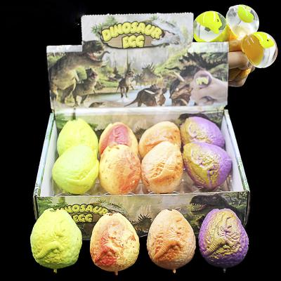 China Eco Friendly TPR Dinosaur Egg Soft Relaxation Toy Cute Water Squeeze Ball for sale