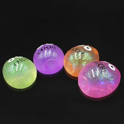 China Interesting Cute TPR Water Glitter Egg Splat Ball Funny Squeeze Toy Ball For Kids for sale