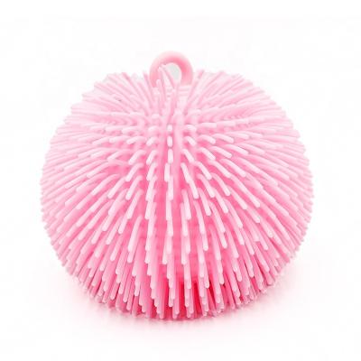 China Amazon Hot Sale 20cm Size Eco-friendly Ball Huayi TPR CuteJumbo Large Without LED Stripper Flashing Ball for sale