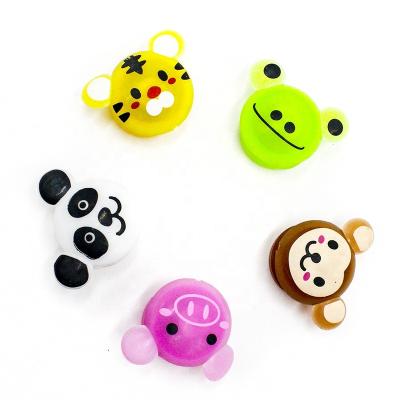 China Interesting TPR Animals Soft Toy Ring Cute Panda Shaped Led Flashing Ring For Party for sale