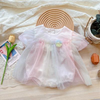 China Spandex/Cotton EVERYSTEP Quantity Summer Cotton Spandex Baby Random Giving Cute Time Break Advance JANET HENRY Organic Newborn Romper Clothes for sale