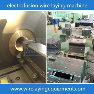 China CNC PASIC wire laying machine How to solve the buried gas pipeline connection  for electorfusion fittings mold/moulds for sale