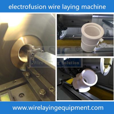 China Wire laying machine for Electro fusion PC-63/315ZF wiring machine winding machine for gas/water project. for sale