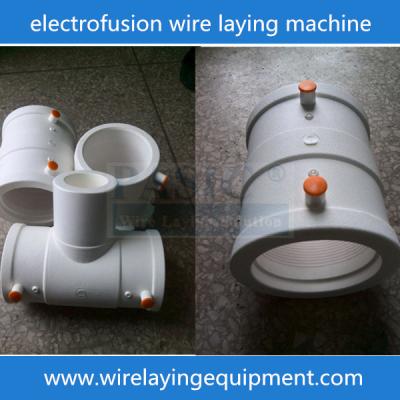 China PASIC CNC electrofusion fittings tee pe ppr pe-rt fittings wire laying machine for oil/gas project for sale