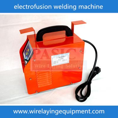 China La fábrica de China vende directamente el alambre de dn32 dn63 dn160 Electrofusion que pone las colocaciones de la máquina PE80/PE100 Electrofusion en venta