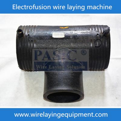 China PE,PP Fitting For Gas Industry/Drainage Industry PE Electorfusion Fittings Wire Laying Machine dn32,dn63,dn160 for sale