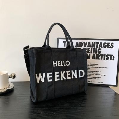 China High Quality Wholesale Good Thickness 12'' White New Fashion Shopping Tote Bag Canvas Bag Cotton Bags with Print Logo for sale