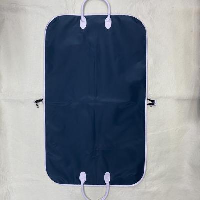 China High Quality Hot Sale 47'' Blue Non-Woven Eco-Friendly Clothing Bag Wedding Dress Bags Garment Bag Storage with Logo for sale